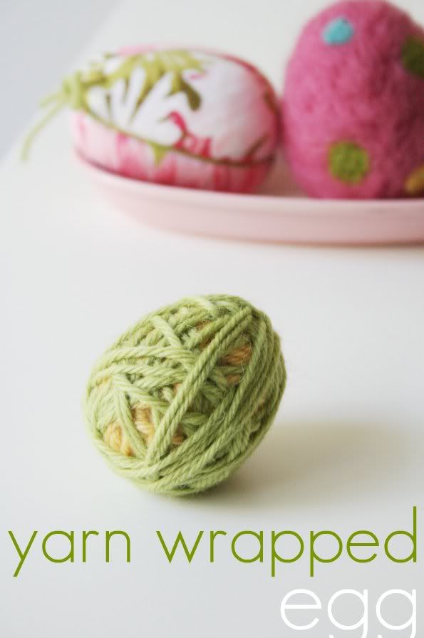 How To Yarn Wrapped Egg My Poppet Makes